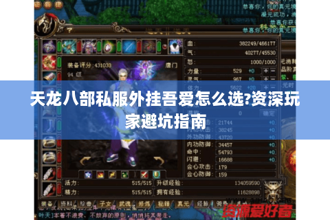 天龙八部私服外挂吾爱怎么选?资深玩家避坑指南