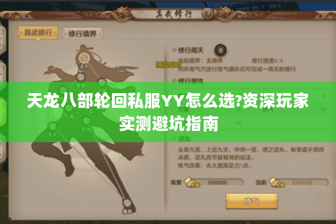 天龙八部轮回私服YY怎么选?资深玩家实测避坑指南