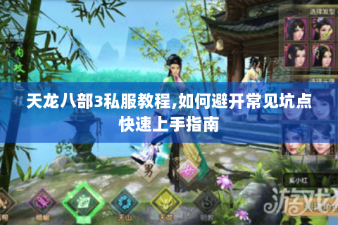 天龙八部3私服教程,如何避开常见坑点快速上手指南