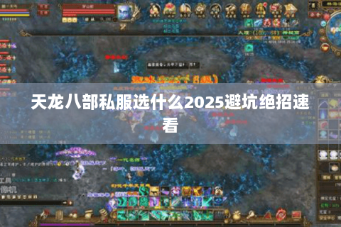 天龙八部私服选什么2025避坑绝招速看