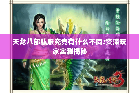 天龙八部私服究竟有什么不同?资深玩家实测揭秘