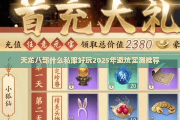 天龙八部什么私服好玩2025年避坑实测推荐