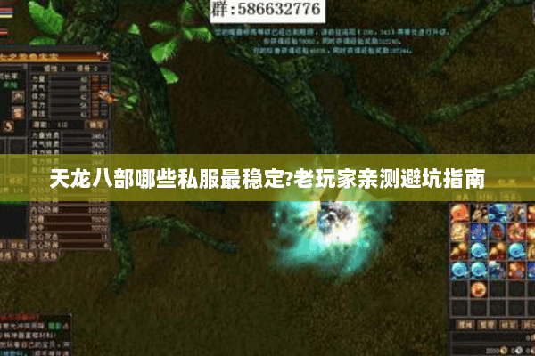 天龙八部哪些私服最稳定?老玩家亲测避坑指南