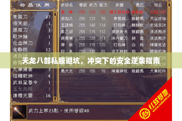 天龙八部私服避坑，冲突下的安全逆袭指南