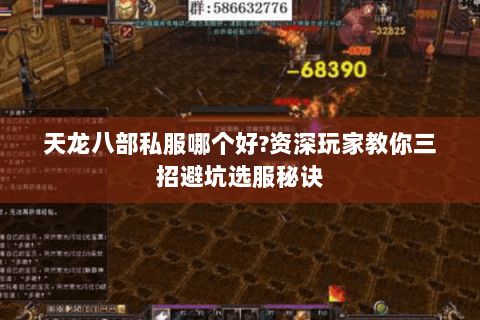 天龙八部私服哪个好?资深玩家教你三招避坑选服秘诀