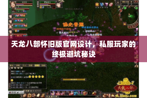 天龙八部怀旧版官网设计，私服玩家的终极避坑秘诀